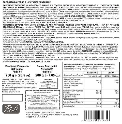 Panettone Pandorato + Vasetto Crema Pistacchio - Pisti Shop
