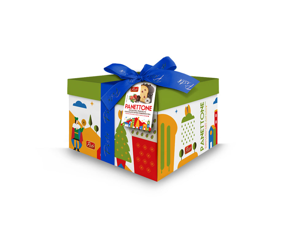 special edition: panettone con fragola pistacchio e cioccolato fondente - pisti shop