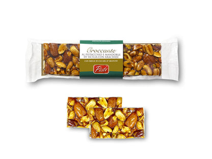 Croccante al Pistacchio e Mandorla di Sicilia con Arachidi | Pisti Shop