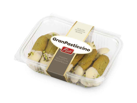 Kuki al Pistacchio bagnato di Cioccolato Bianco