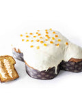 Colomba Farcita con Crema al Mandarino e Ricoperta di Cioccolato Bianco