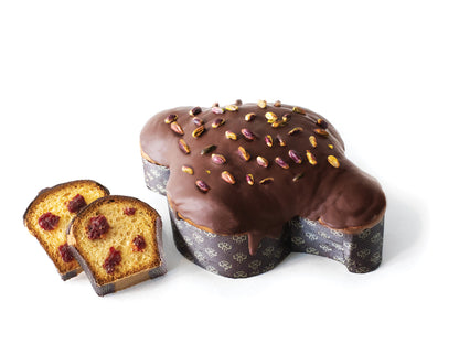 Colomba Fragola Pistacchi e Cioccolato Fondente - Pisti Shop