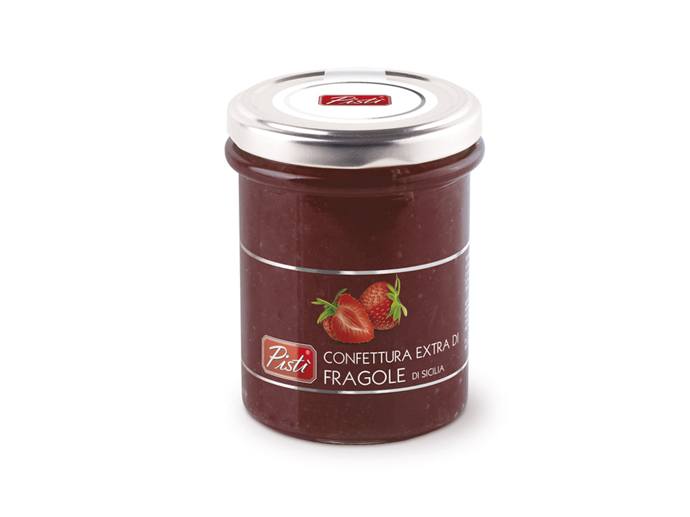 confettura extra di fragole di sicilia - pisti shop